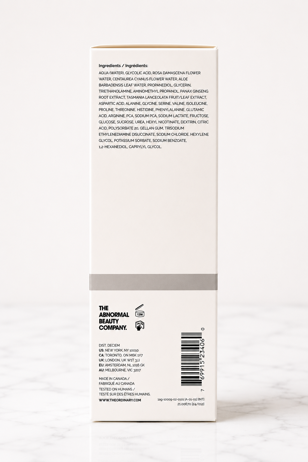 The Ordinary Glycolic Acid 7% Exfoliating Toner 240ml