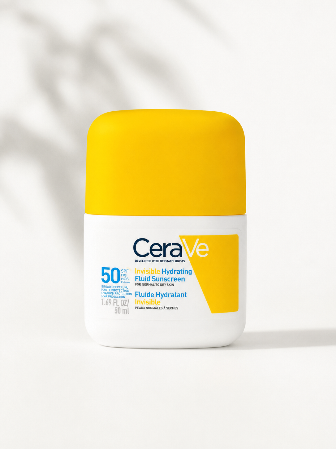 CeraVe Invisible Hydrating Fluid Sunscreen SPF50+ 50ml (For Normal to Dry Skin)